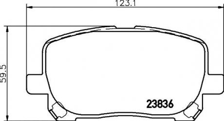 NP1009 Колодки тормозные дисковые передние Toyota Avensis 2.0, 2.4 (01-11) (NP1009) NISSHINBO NISSHINBO подбор по vin на Brocar