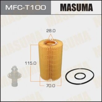 MFCT100 Фильтр масляный (вставка) Toyota Land Cruiser, Sequoia, Tundra (07-) (MFCT100) MASUMA MASUMA подбор по vin на Brocar