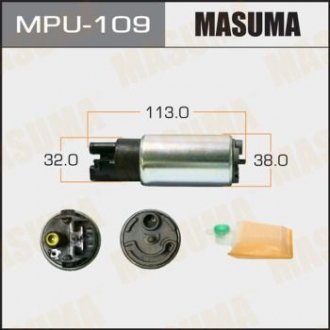 MPU109 Бензонасос електричний (+сітка)) Honda/ Mitsubishi/ Subaru/ Toyota (MPU109) Masuma MASUMA підбір по vin на Brocar