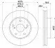 Диск тормозной передний Toyota Hilux III 2.5, 2.7, 3.0, 4.0 (05-) (ND1055K) NISSHINBO