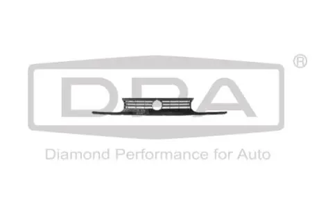 88530050602 Решітка радіатора без емблеми чорна VW Golf (91-97),Vento (91-98) (88530050602) DPA DPA підбір по vin на Brocar