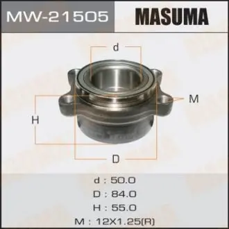 MW21505 Ступица колеса заднего в сборе с подшипником Infinity FX 35 (02-08) (MW21505) MASUMA MASUMA подбор по vin на Brocar