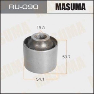 RU090 Сайлентблок переднего нижнего рычага задний Toyota Land Cruiser (-04) (RU090) MASUMA MASUMA підбір по vin на Brocar