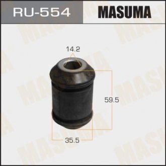 RU554 Сайлентблок переднього нижнього важеля передній Mitsubishi Colt (04-12) (RU554) MASUMA MASUMA підбір по vin на Brocar