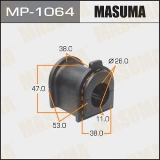 MP1064 Втулка стабілізатора заднього Toyota Land Cruiser (09-) (Кратно 2 шт) (MP1064) Masuma MASUMA підбір по vin на Brocar