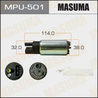 MPU501 Бензонасос електричний (+сітка)) Honda/ Mazda/ Mitsubishi/ Suzuki (MPU501) MASUMA MASUMA підбір по vin на Brocar