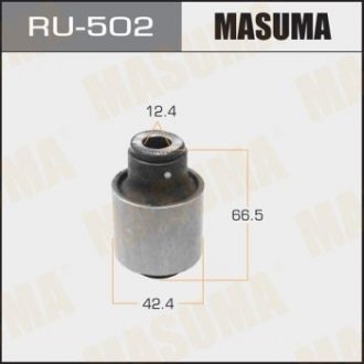 RU502 Сайлентблок заднего поперечного рычага задний Toyota Avensis (03-08) (RU502) MASUMA MASUMA підбір по vin на Brocar
