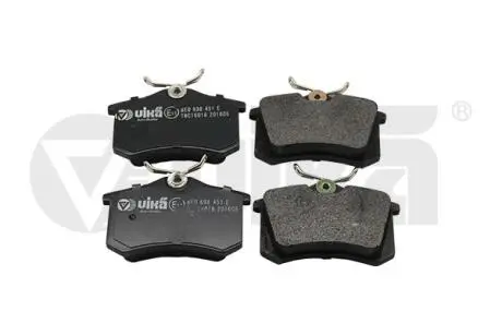 66981100701 Колодки тормозные задние без датчика Audi A4 (01-09),A6 (00-05) (66981100701) vika VIKA підбір по vin на Brocar