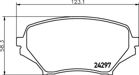 NP5044 Колодки гальмівні дискові передні Mazda MX-5 1.8, 2.0 (05-15) (NP5044) NISSHINBO NISSHINBO підбір по vin на Brocar