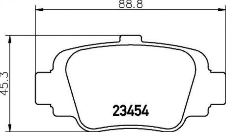 NP2066 Колодки тормозные дисковые задние Nissan Micra 1.0, 1.3 (92-00) (NP2066) NISSHINBO NISSHINBO підбір по vin на Brocar
