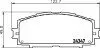 NP1128 Колодки тормозные дисковые передние Toyota Yaris 1.3, 1.5 (12-) (NP1128) NISSHINBO NISSHINBO підбір по vin на Brocar