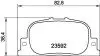 Гальмівні колодки TOYOTA Camry/Camry (Nato)