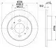 Диск тормозной задний Mitsubishi Colt, Lancer 1.3, 1.6 (92-96)  (ND3036) NISSHINBO