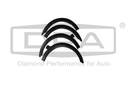 88530028002 Комплект накладок колісної арки (4шт)) VW Golf III (1H1) (93-97) (88530028002) DPA DPA підбір по vin на Brocar