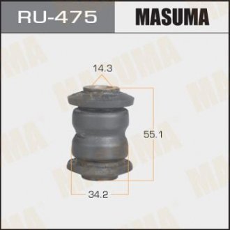 RU475 Сайлентблок переднього нижнього важеля Nissan Almera Classic (06-12) (RU475) MASUMA MASUMA підбір по vin на Brocar