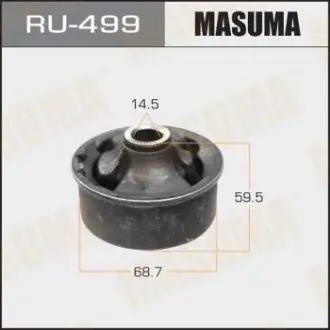 RU499 Сайлентблок переднего нижнего рычага задний Toyota Avensis (03-08) (RU499) MASUMA MASUMA подбор по vin на Brocar
