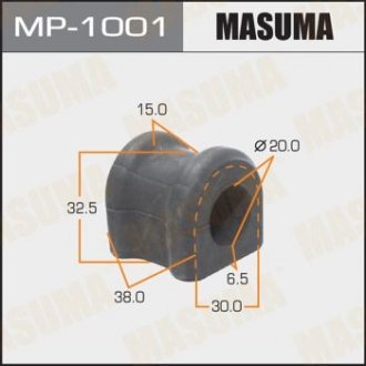 MP1001 Втулка стабилизатора заднего Toyota Avensis (03-06) (Кратно 2 шт) (MP1001) Masuma MASUMA подбор по vin на Brocar