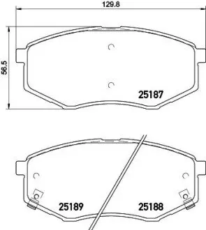 NP6039 Колодки тормозные дисковые передние Hyundai i20 1.4, 1.6 (10-) (NP6039) NISSHINBO NISSHINBO подбор по vin на Brocar