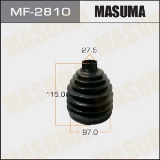 MF2810 Пильовик ШРУСа зовнішній (пластик) + спецхомут Nissan X-Trail (00-13) (MF2810) MASUMA MASUMA підбір по vin на Brocar