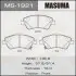 MS1921 Колодка тормозная передняя Toyota Auris (08-11), Corolla (08-10) (MS1921) MASUMA MASUMA підбір по vin на Brocar