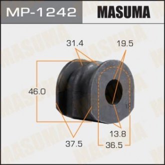 MP1242 Втулка стабилизатора заднего Nissan Murano (04-08) (Кратно 2 шт) (MP1242) Masuma MASUMA підбір по vin на Brocar