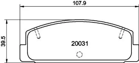 NP5004 Колодки тормозные дисковые задние Mazda 6 1.8, 2.0, 2.2 (07-) (NP5004) NISSHINBO NISSHINBO подбор по vin на Brocar