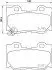 NP2057 Колодки тормозные дисковые задние Infiniti FX 37, QX 70 (08-) (NP2057) NISSHINBO NISSHINBO підбір по vin на Brocar