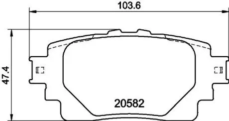 NP1171 Колодки тормозные дисковые задние Toyota Corolla (E21) (19-) (NP1171) NISSHINBO NISSHINBO подбор по vin на Brocar