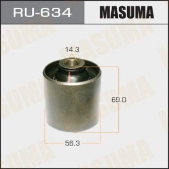 RU634 Сайлентблок заднего продольного рычага Toyota Land Cruiser (07-) (RU634) MASUMA MASUMA подбор по vin на Brocar