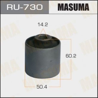 RU730 Сайлентблок заднього поперечного важеля Toyota Land Cruiser (-07) (RU730) MASUMA MASUMA підбір по vin на Brocar