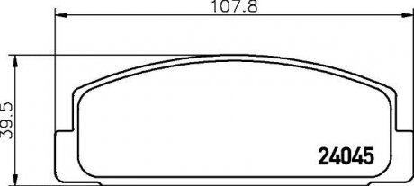 NP5011 Колодки тормозные дисковые задние Mazda 626 1.8, 2.0 (97-02) (NP5011) NISSHINBO NISSHINBO підбір по vin на Brocar
