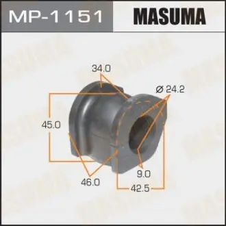 MP1151 Втулка стабилизатора переднего Honda Civic (05-) (Кратно 2 шт) (MP1151) Masuma MASUMA подбор по vin на Brocar