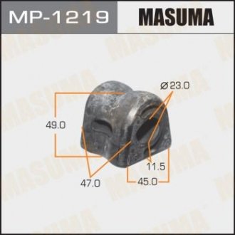 MP1219 Втулка стабилизатора переднего Honda Civic (09-) (Кратно 2 шт) (MP1219) Masuma MASUMA подбор по vin на Brocar