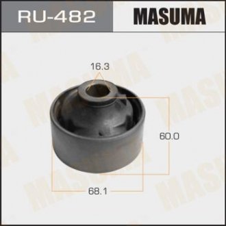 RU482 Сайлентблок переднього нижнього важеля задній Toyota RAV 4 (05-) (RU482) MASUMA MASUMA підбір по vin на Brocar