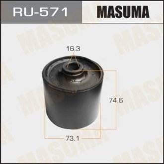 RU571 Сайлентблок заднего продольного рычага Mitsubishi Pajero (04-) (RU571) MASUMA MASUMA підбір по vin на Brocar