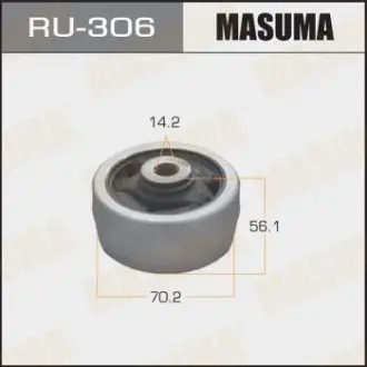 RU306 Сайлентблок подушки заднего редуктора Mitsubishi Pajero (00-) (RU306) MASUMA MASUMA подбор по vin на Brocar
