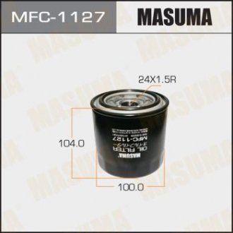 MFC1127 Фільтр масляний Toyota Avensis (00-07), RAV 4 (00-05) D 2.0 (MFC1127) MASUMA MASUMA підбір по vin на Brocar