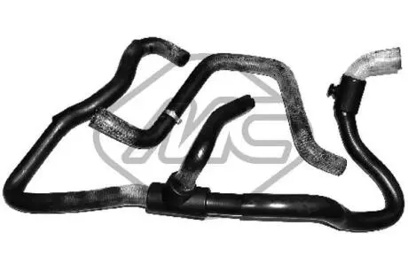 09175 Патрубок системи опалення Renault Megane II, Scenic II (09175) Metalcaucho METALCAUCHO підбір по vin на Brocar