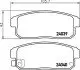 Колодки гальмівні дискові задні Mazda RX-8 2.6 (03-12) (NP5020) NISSHINBO