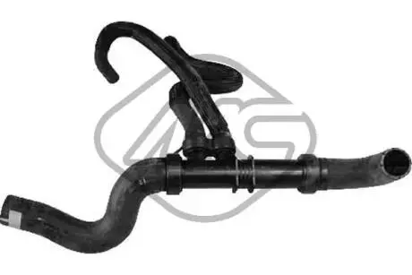 09575 Патрубок радіатора Renault Scenic, Megane 2.0DCI (05-) (09575) Metalcaucho METALCAUCHO підбір по vin на Brocar