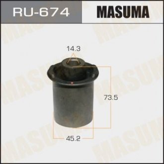 RU674 Сайлентблок заднего верхнего рычага Nissan Pathfinder (05-) (RU674) MASUMA MASUMA підбір по vin на Brocar