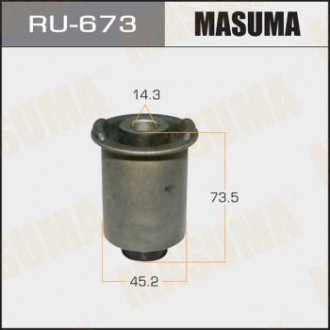 RU673 Сайлентблок заднего верхнего рычага Nissan Pathfinder (05-) (RU673) MASUMA MASUMA підбір по vin на Brocar
