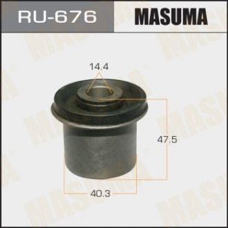 RU676 Сайлентблок переднього верхнього важеля Mitsubishi L200 (09-) (RU676) MASUMA MASUMA підбір по vin на Brocar