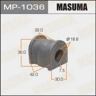 MP1036 Втулка стабилизатора заднего Mazda 6 (02-07) (Кратно 2 шт) (MP1036) Masuma MASUMA подбор по vin на Brocar
