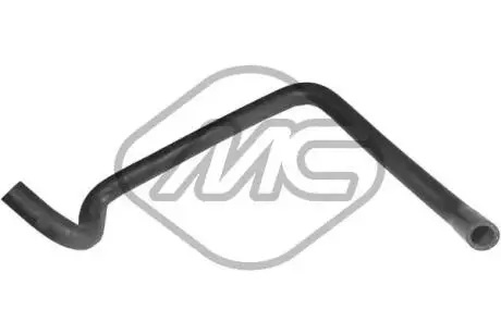 08314 Патрубок радіатора Peugeot 306/Citroen Zx 1.9TD (94-) (08314) Metalcaucho METALCAUCHO підбір по vin на Brocar