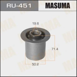 RU451 Сайлентблок заднего рычага внутренний Toyota Hiace (00-11) (RU451) MASUMA MASUMA подбор по vin на Brocar
