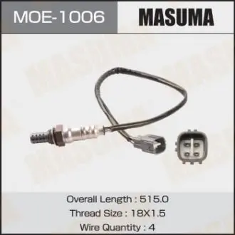 MOE1006 Датчик кислорода (лямбда-зонд) Toyota Highlander (00-07) (MOE1006) MASUMA MASUMA подбор по vin на Brocar