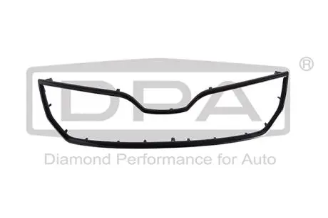 88531814202 Рамка решітки радіатора (хром) Skoda RAPID (NH3) (12-) (88531814202) DPA DPA підбір по vin на Brocar