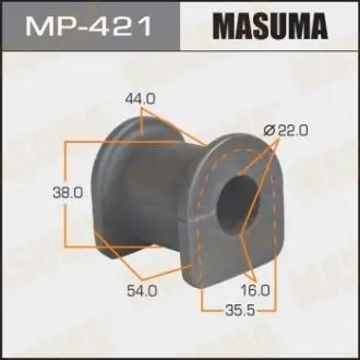 MP421 Втулка стабілізатора переднього Mitsubishi (Кратно 2 шт) (MP421) Masuma MASUMA підбір по vin на Brocar