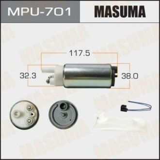 MPU701 Бензонасос электрический (+сеточка) Mitsubishi/ Suzuki (MPU701) MASUMA MASUMA подбор по vin на Brocar
